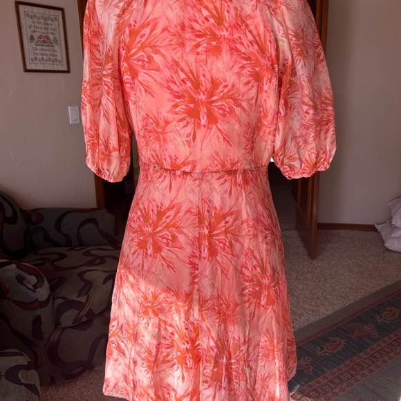 Anthropologie Lucy Paris Azalea Floral Mini Dress M - Picture 6 of 14